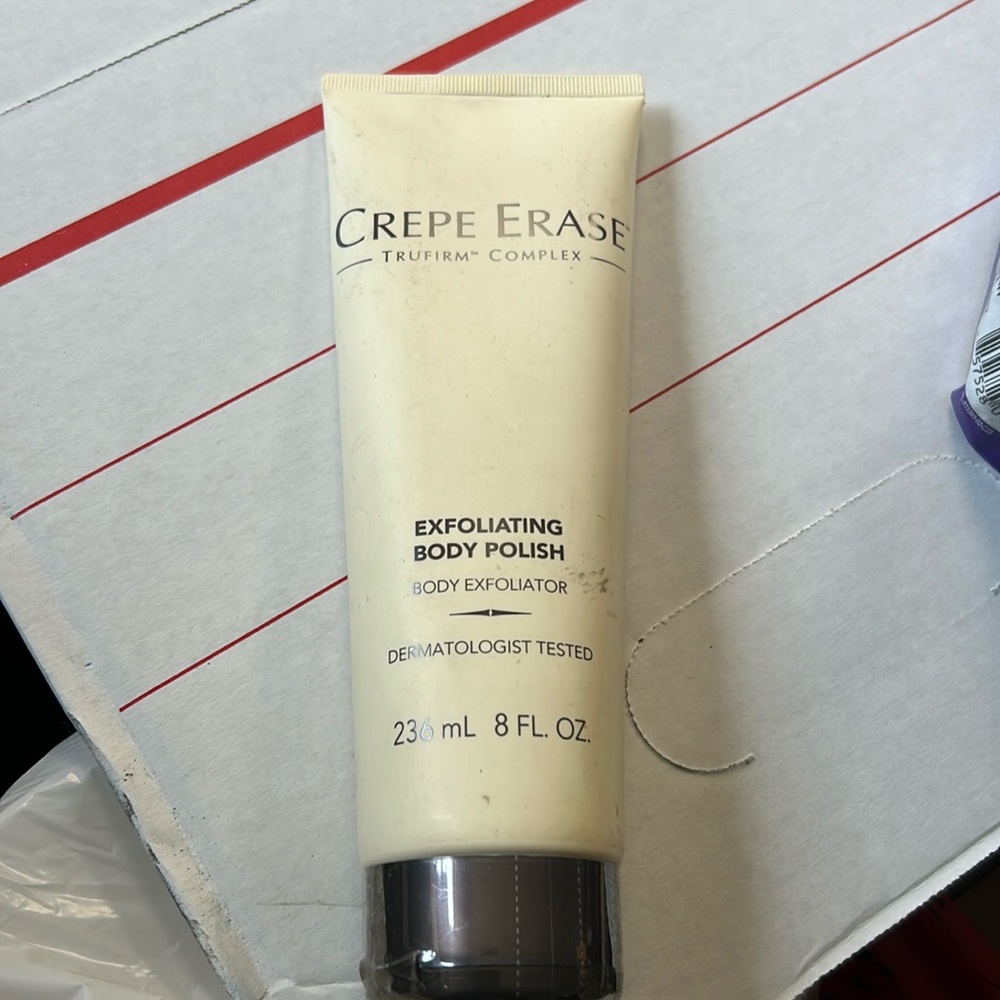 ✅New-Crepe Erase Trufirm Complex Exfoliating Body Polish/Body Exfoliator-8 fl oz